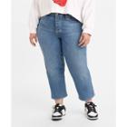 Levi's Women's Plus Size High-rise Wedgie Straight Jeans - Love In The Mist 20, Love In The Blue