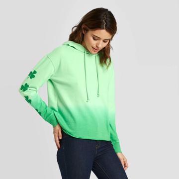 Doe. Women's Clover Dip Dye Hoodie - Doe (juniors') - Green