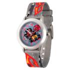 Boys' Disney Mickey Mouse Stainless Steel Time Teacher Watch - Gray, Boy's