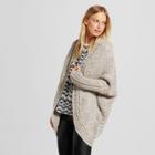 Cliche Women's 3/4 Sleeve Cocoon Cardigan Sweater - Clich Gray