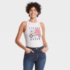 Peanuts Women's Snoopy Americana Graphic Tank Top - White