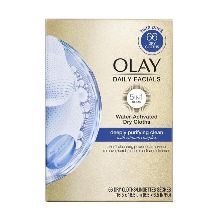 Olay Daily Deep Clean 5-in-1 Water Activated Cleansing Cloths