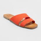Dv Brand Women's Dv Bryn Asymmetrical Slide Sandals - Coral (pink)