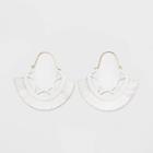 Sugarfix By Baublebar Playful Fringe Drop Earrings - White, Women's,