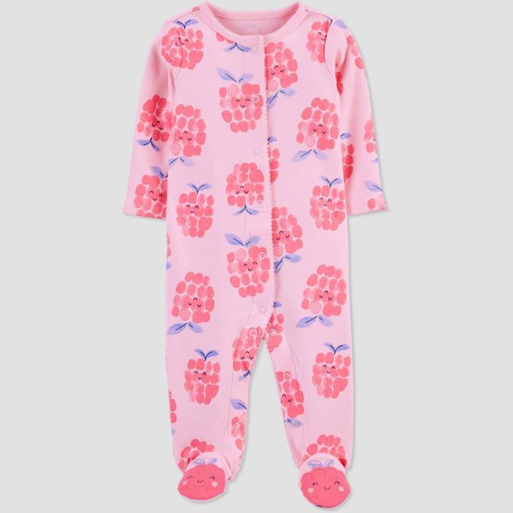 Baby Girls' Raspberry Sleep N' Play - Just One You Made By Carter's Blue/pink Newborn