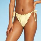 Women's Ruffle Multi Coverage Bikini Bottom - Wild Fable Yellow Xxs