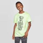 Petiteboys' Halloween Short Sleeve Tie Dye T-shirt - Art Class Light Green S, Boy's,