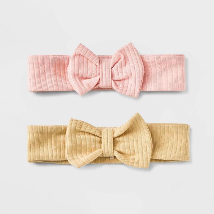 Baby Girls' 2pk Easter Headwrap - Cloud Island Beige