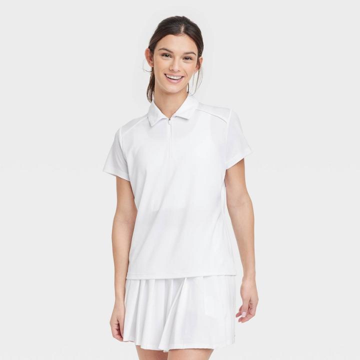 Women's Polo T-shirt - All In Motion White