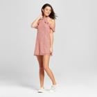 Women's Cold Shoulder Lace Dress - Lots Of Love By Speechless (juniors') Pink