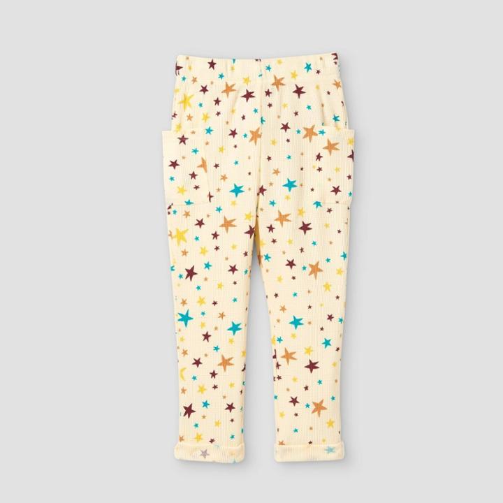 Toddler Boys' Thermal Star Pull-on Pants - Art Class Cream