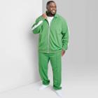 Adult Extended Size Casual Fit Track Jacket - Original Use Green
