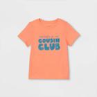 Toddler 'cousin Crew' Short Sleeve Graphic T-shirt - Cat & Jack Moxie Peach