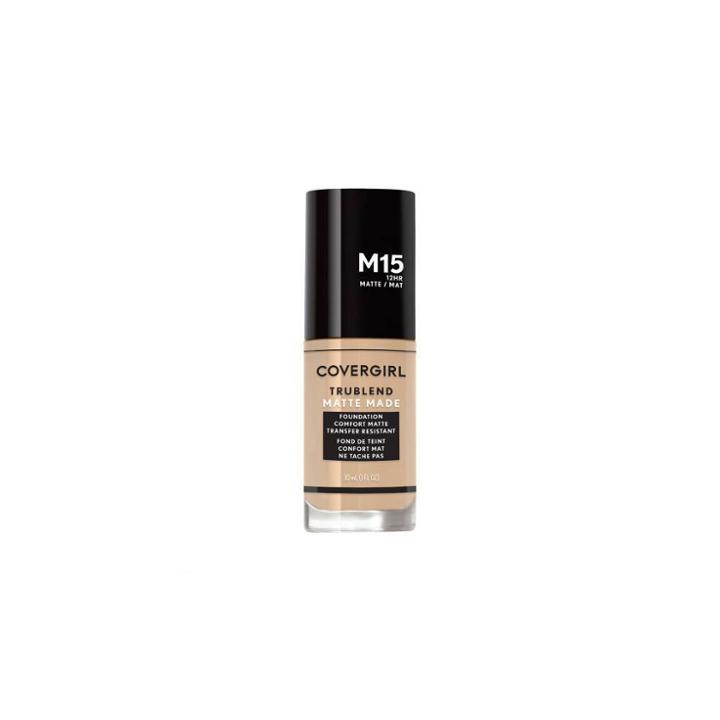 Covergirl Trublend Matte Made Foundation M15 Buff Beige -1.01 Fl Oz, Adult Unisex