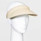Women's Straw Visor Hats - A New Day Natural One Size, Women's, Yellow