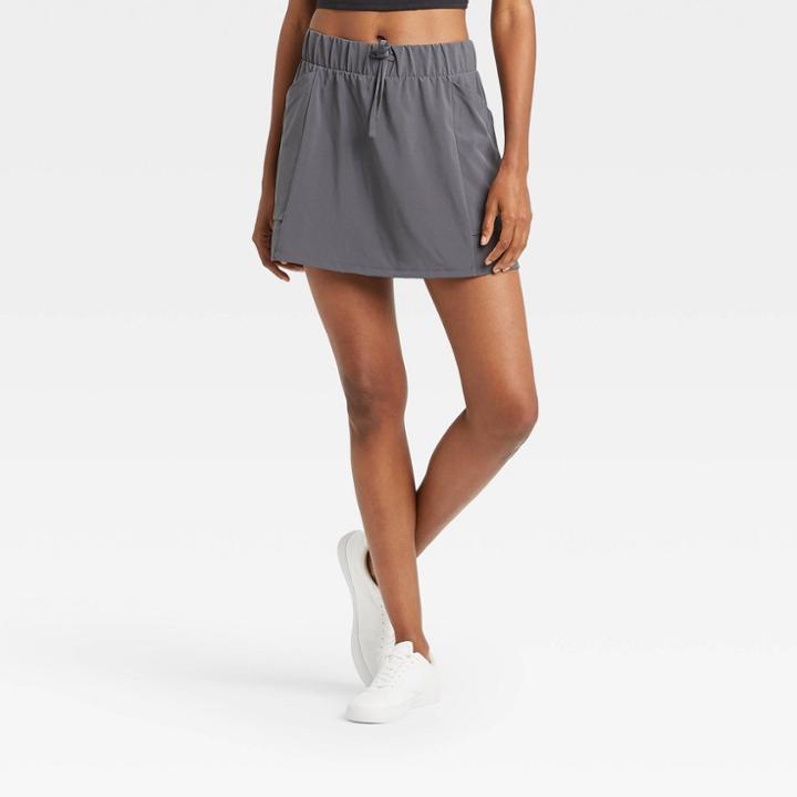 Women's Move Stretch Woven Skorts 16 - All In Motion Dark Gray