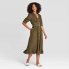 Women's Elbow Sleeve Dress - Who What Wear Green