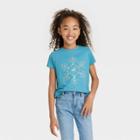 Girls' Short Sleeve 'snowflake' Graphic T-shirt - Cat & Jack Aqua Blue