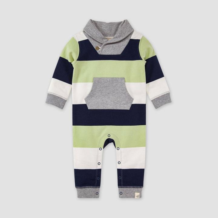 Burt's Bees Baby Baby French Terry Shawl Collar Jumpsuit - 0-3m, One Color