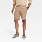Men's 9 Slim Fit Chino Shorts - Goodfellow & Co Tan