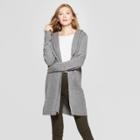 Women's Hooded Car Coat - A New Day Gray