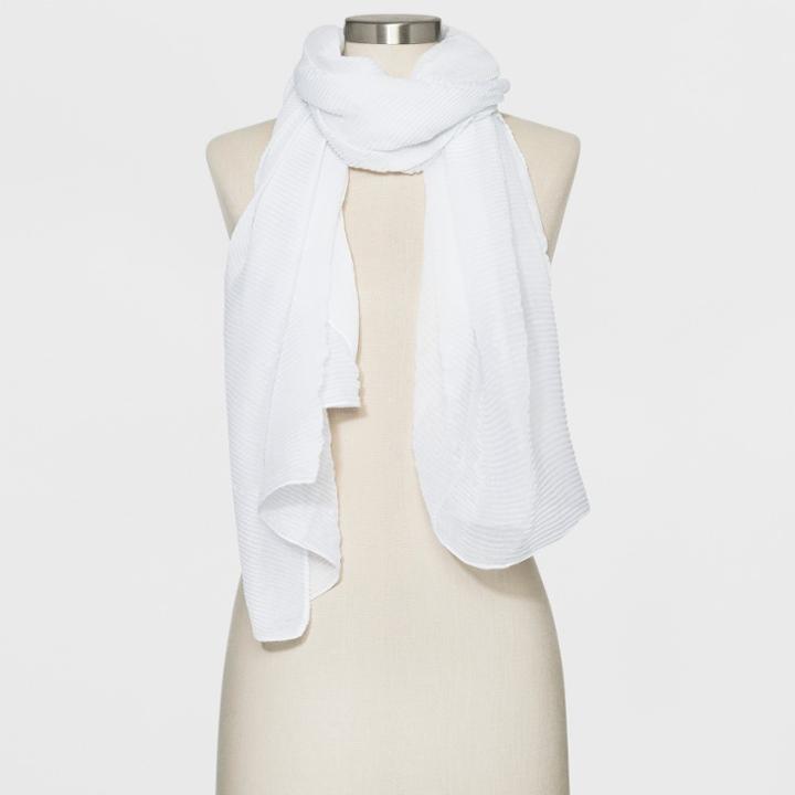 Women's Woven Light Weight Oblong - A New Day White