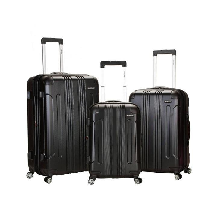 Rockland Sonic 3pc Expandable Abs Hardside Carry On Spinner Luggage
