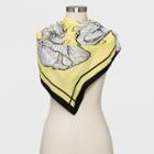 Women's Floral Scarf - A New Day Yellow