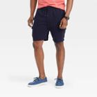 Men's 8.5 Knit Cargo Shorts - Goodfellow & Co Dark Blue