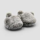 Baby Boys' Bear Constructed Bootie Slippers - Just One You Made By Carter's Gray