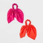 Hair Twister With Tail Set 2pc - A New Day Pink/orange