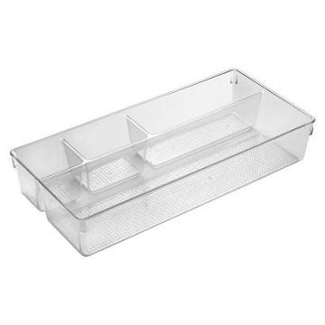 Interdesignd Clarity Divided Tray - Clear