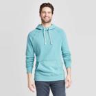 Men's Standard Fit French Terry Hoodie Sweatshirt - Goodfellow & Co Blue S, Men's,