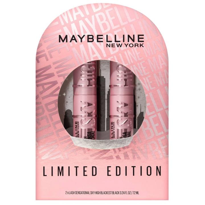 Maybelline Lash Sensational Sky High Limited Edition Holiday Set - Very Black - 0.48 Fl Oz/2ct