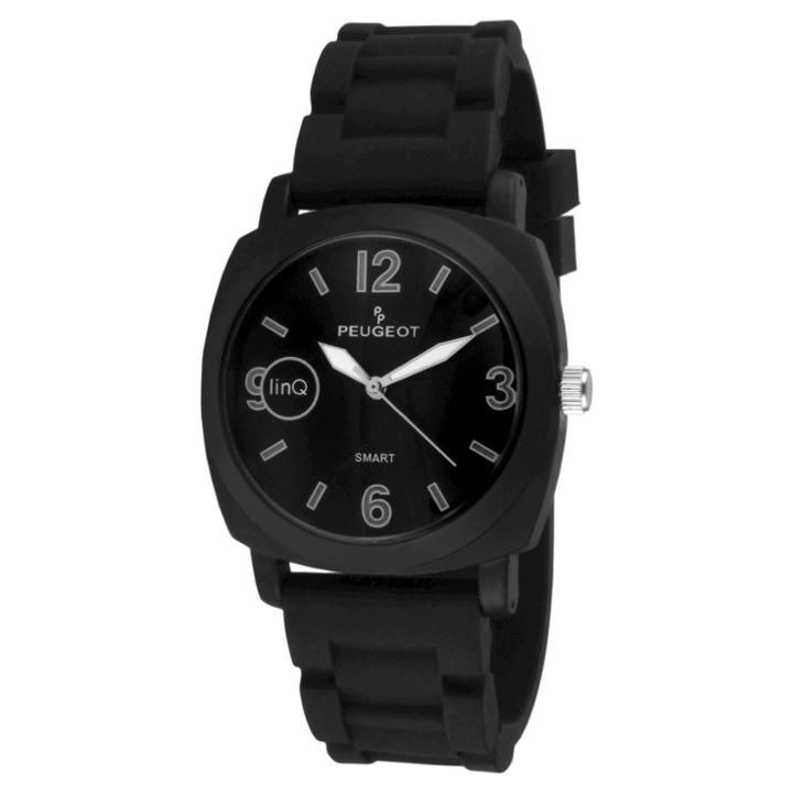 Peugeot Watches Peugeot Linq Bluetooth Sports Smart Watch - Black, Men's,