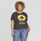 Women's Disney Princess Plus Size Short Sleeve T-shirt (juniors') - Black