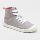 Girls' Ansley High Top Canvas Sneakers - Cat & Jack Blue