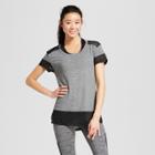 Women's Mesh Block T-shirt - C9 Champion Dark Heather Gray