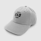 Wemco Men's Best Dad Ever Baseball Hat - Gray One Size,
