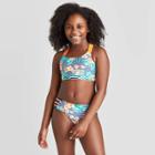 Girls' Mahalo Bloom Bikini Set - Art Class Blue