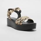 Women's Ivy Platform Sandals - A New Day Gray