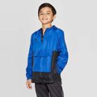Umbro Boys' Color Blocked Windbreaker - Navy Blue