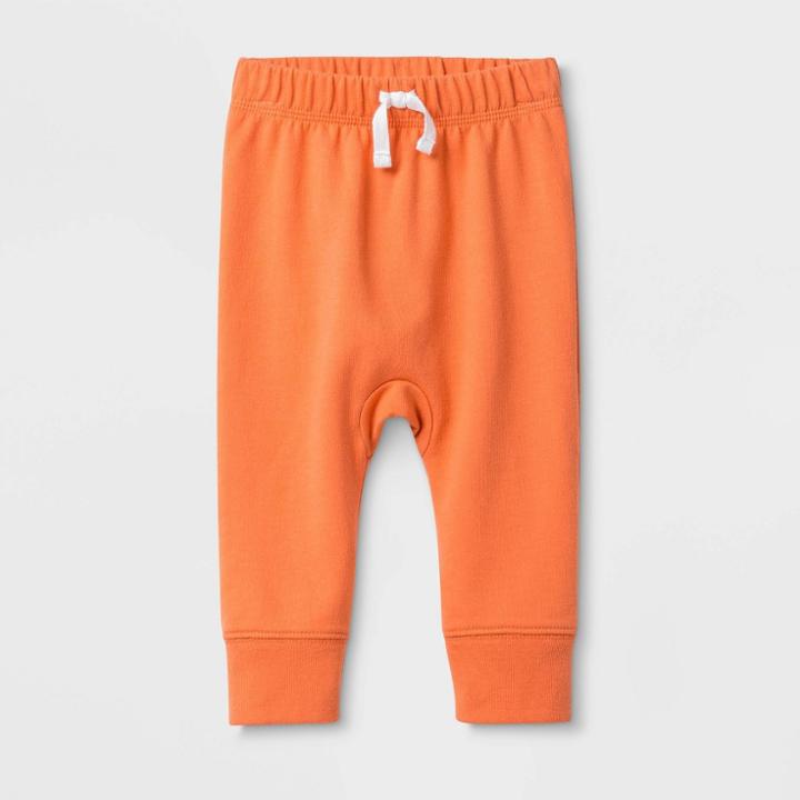 Baby Harem Jogger Pants - Cat & Jack Coral Newborn, Kids Unisex, Orange