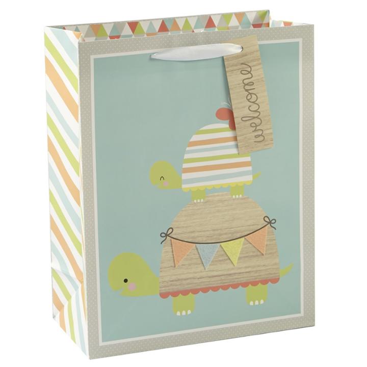 Spritz Large Turtle Felt Cub Gift Bag -