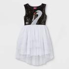 Girls' Jojo Siwa J-team Swan Tutu Dress - White/black
