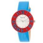 Women's Crayo Prestige Polyurethane Strap Watch-cerulean, Blue