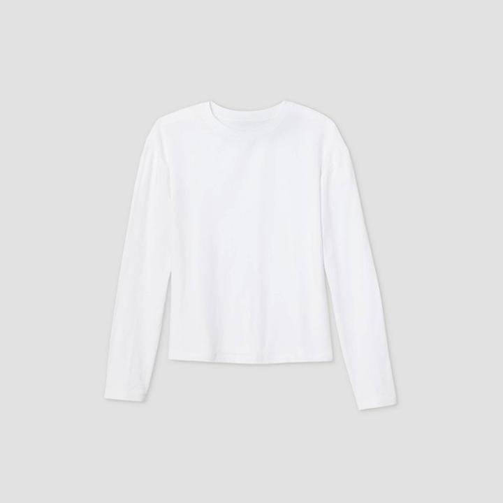 Women's Long Sleeve T-shirt - A New Day White