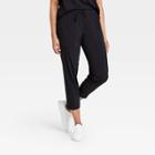 Women's Stretch Woven Tapered Leg Pants 26 - All In Motion Black S, Women's,