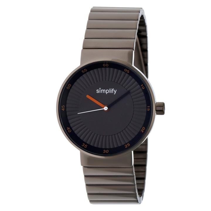 Simplify The 4600 Men's Bracelet Watch - Silver/cerulean
