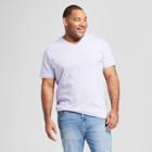 Men's Big & Tall Standard Fit Short Sleeve V-neck T-shirt - Goodfellow & Co Lavender Water